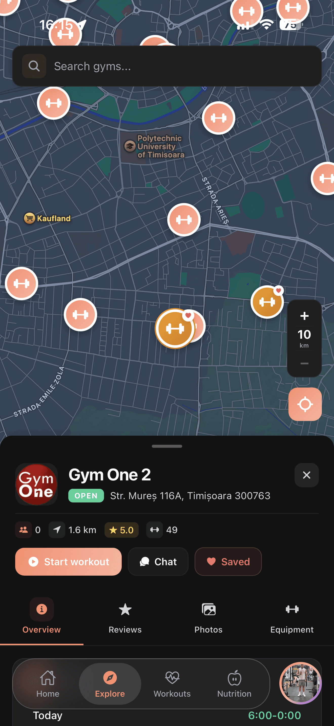 Gym Discovery screenshot